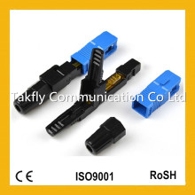 Sc / APC Singlemode mm Embedded Type Fiber Optic Fast Connector / Optical Fast Connector